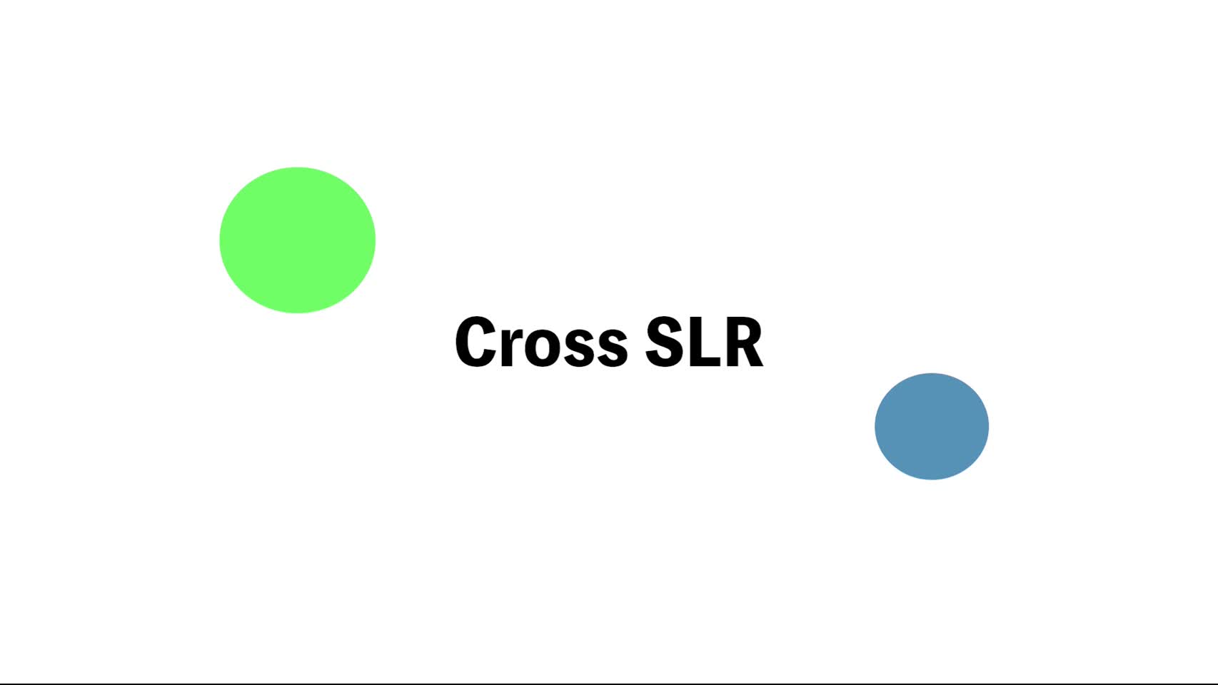 18．Cross SLR テスト