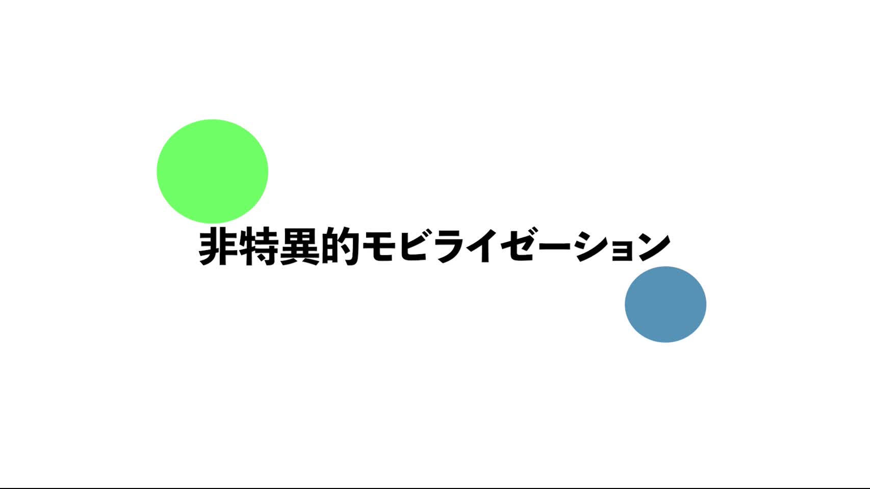 51．非特異的モビライゼーション